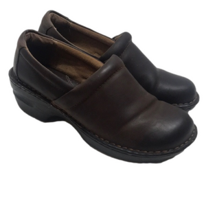 B.O.C Peggy Leather Slip On Clogs Sz 9M